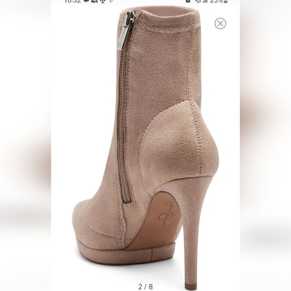 NIB Jessica Simpson Valyn Faux Suede Bootie in Cheyenne - Picture 8 of 16
